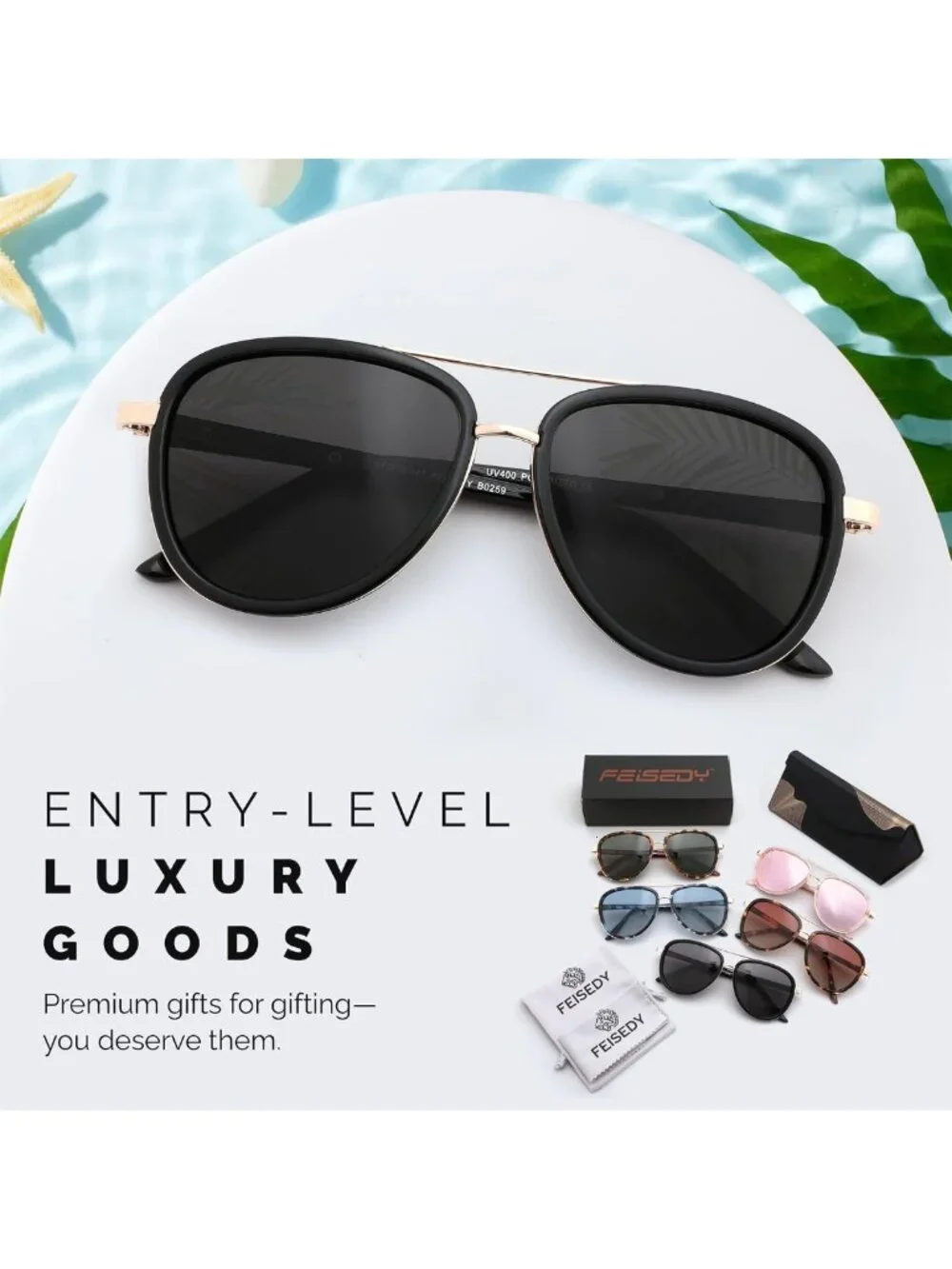 Retro Polarized Aviator Sunglasses for Women & Men | Vintage Shades | UV400